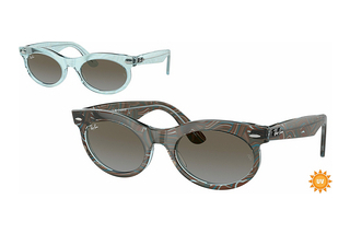 Ray-Ban RB2242 138596 Clear & BrownPink Havana