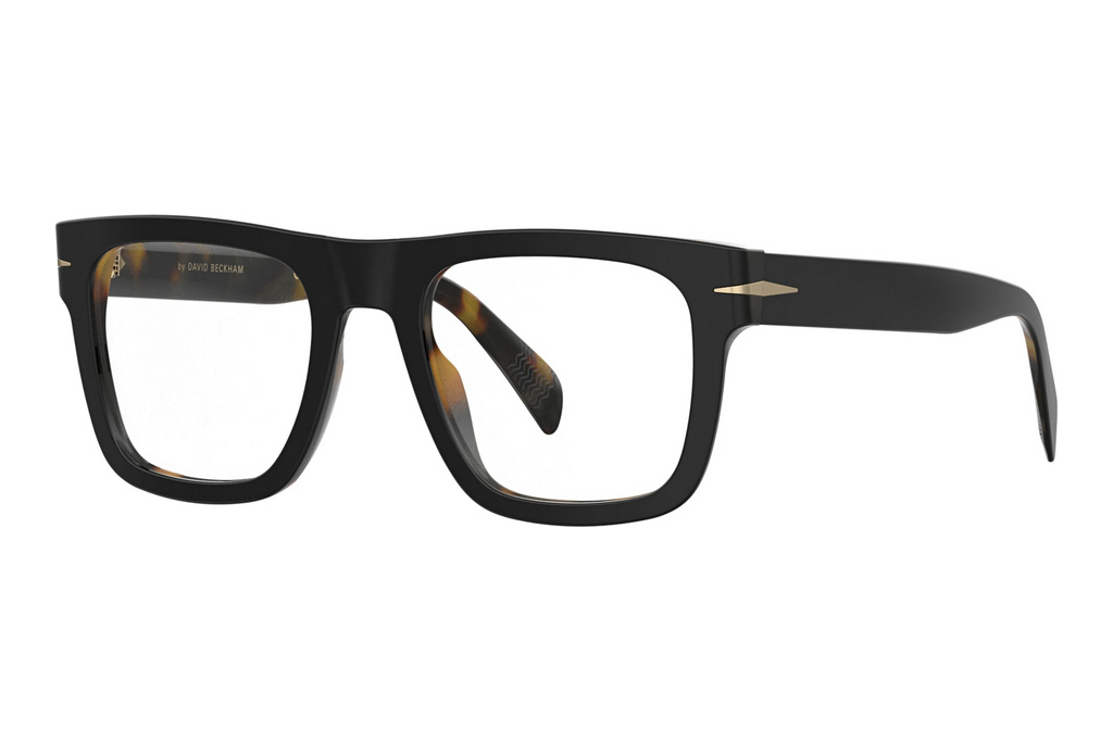 David Beckham   DB 7020/FLAT WR7 BLACK HAVANA