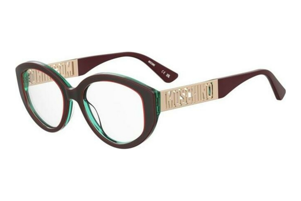 Moschino   MOS640 B17 METALIZED BURGUNDY