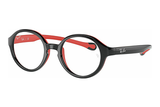 Ray-Ban Kids RY9075V 3876 Black On Red