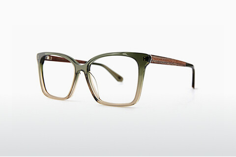 Brýle Wood Fellas Curve (11042 green/brown)