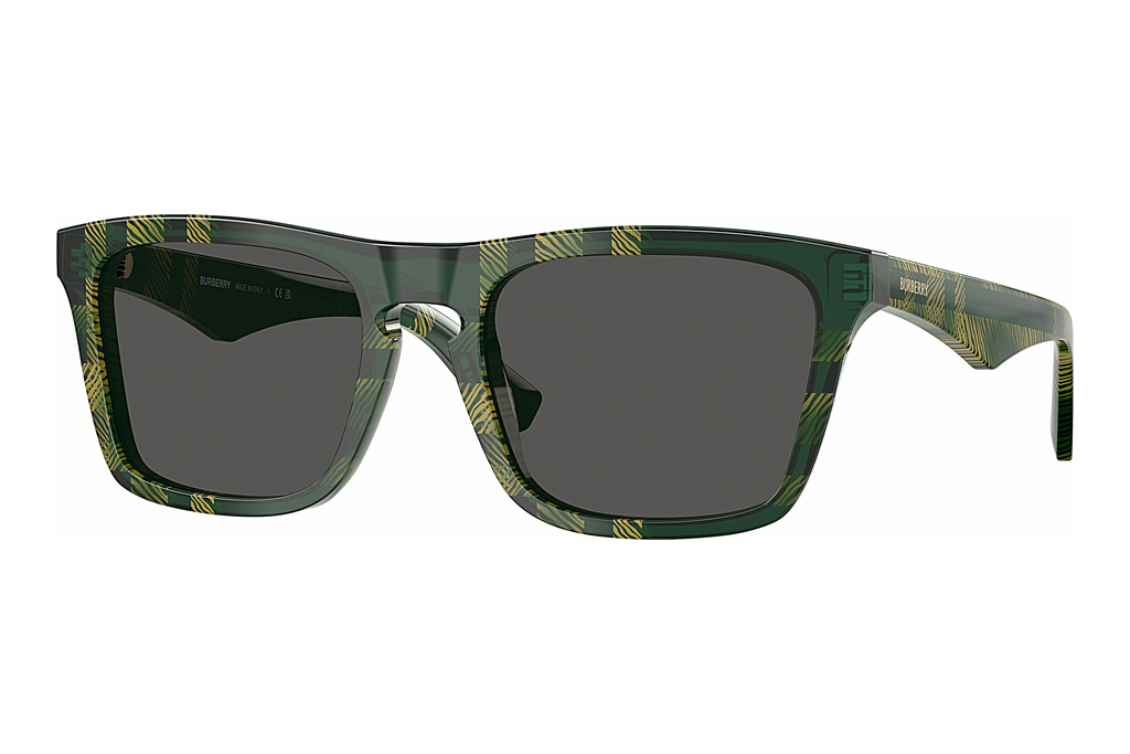 Burberry   BE4434 412587 Dark GreyCheck Green