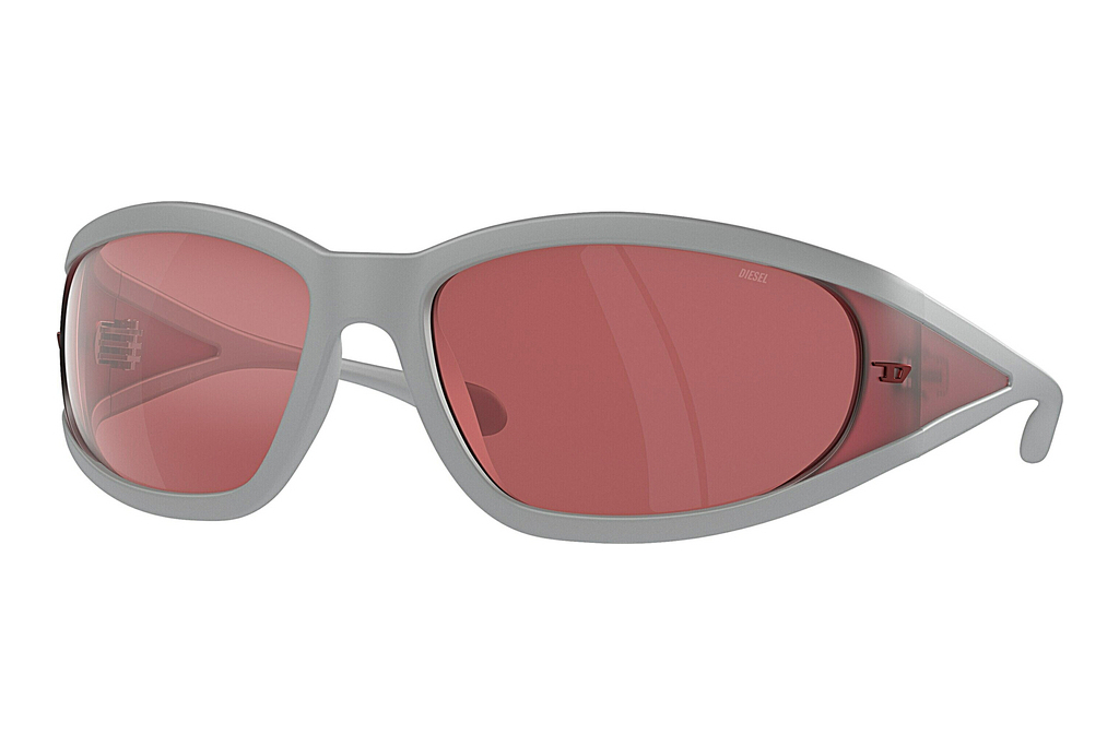 Diesel   DL3002 505SB5 Red Hiper MirrorMatte Grey