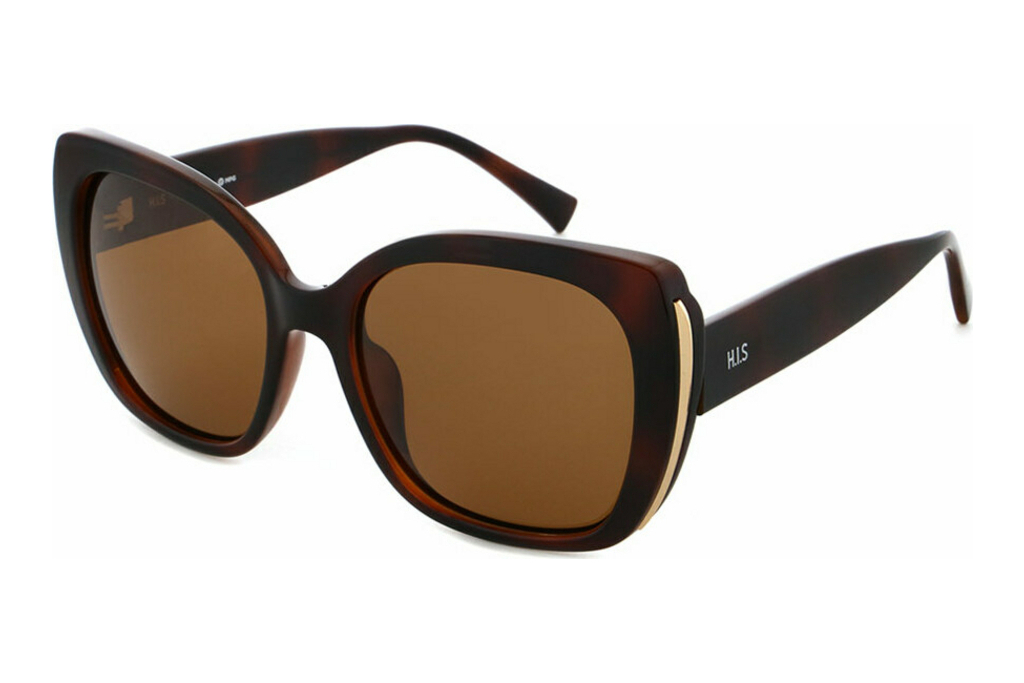 HIS Eyewear   HPS38102 2 browndemi