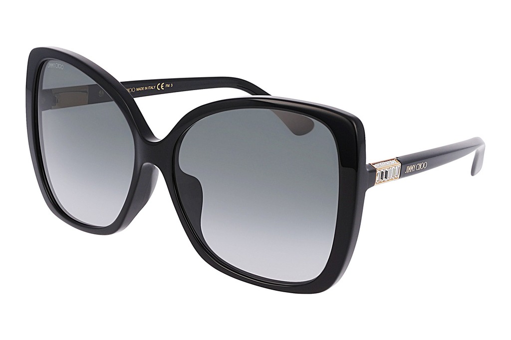 Jimmy Choo   BECKY/F/S 807/9O DARK GREY SHADEDblack