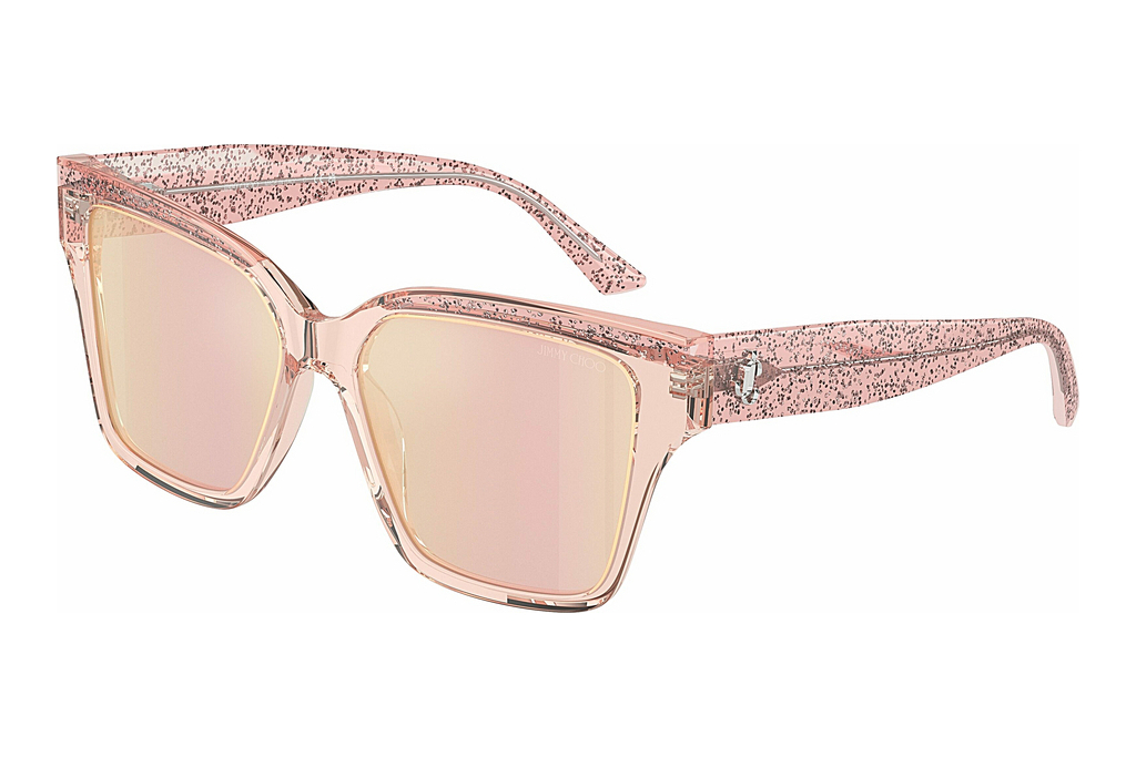 Jimmy Choo   JC5003 5039/Z Pink Mirror Rose GoldTransparent Pink Glitter