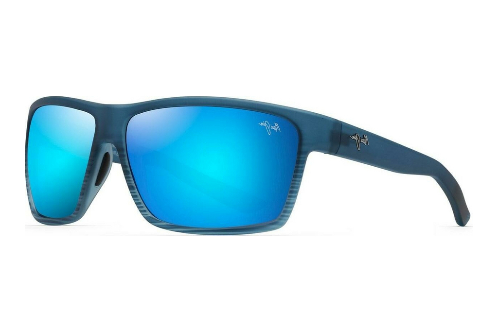 Maui Jim   Alenuihaha B839-03S Blue HawaiiBlue Black Stripe