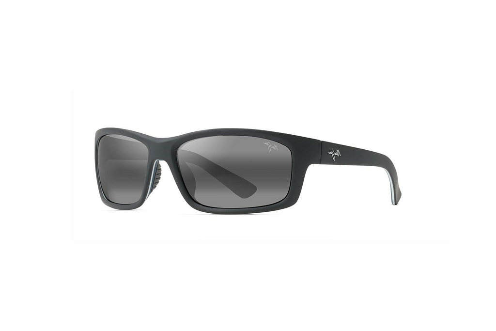 Maui Jim   Kanaio Coast 766-02MD Neutral GreyMatte Soft Black/White/Blue