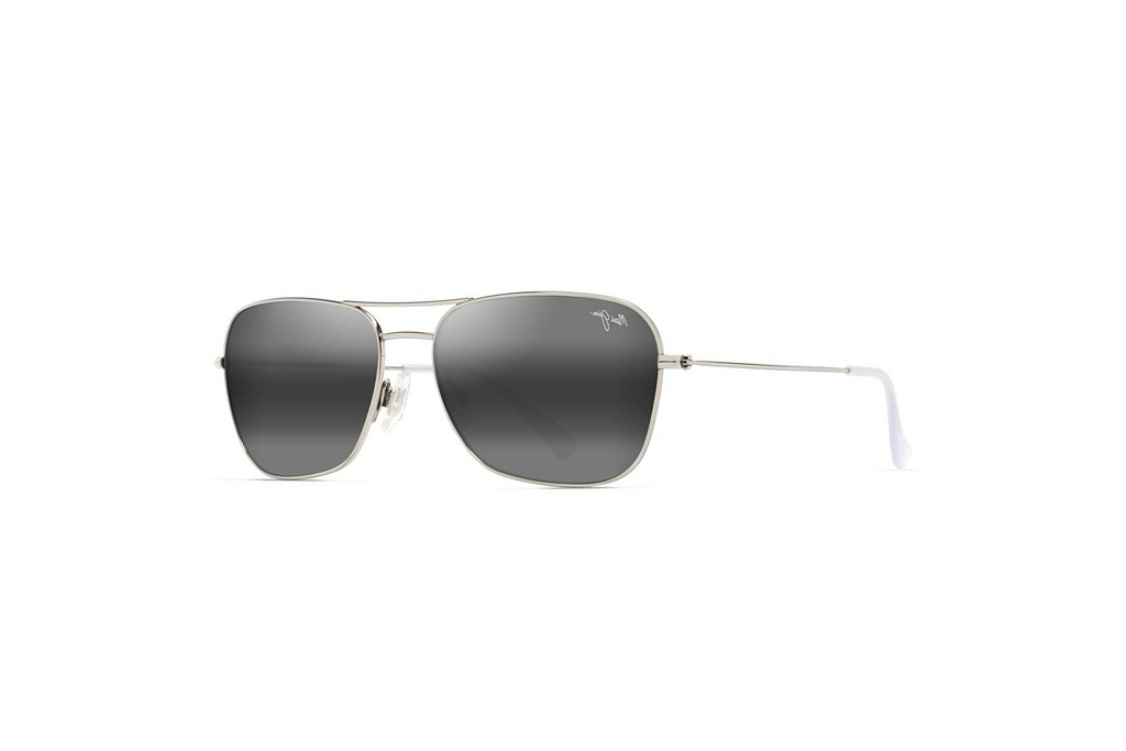 Maui Jim   Naauao 675-17A Neutral GreyShiny Silver w/Crystal