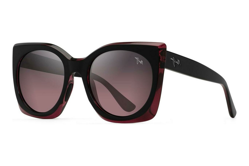 Maui Jim   Pakalana RS855-09 Maui Rose®Black Cherry w/Raspberry Inter