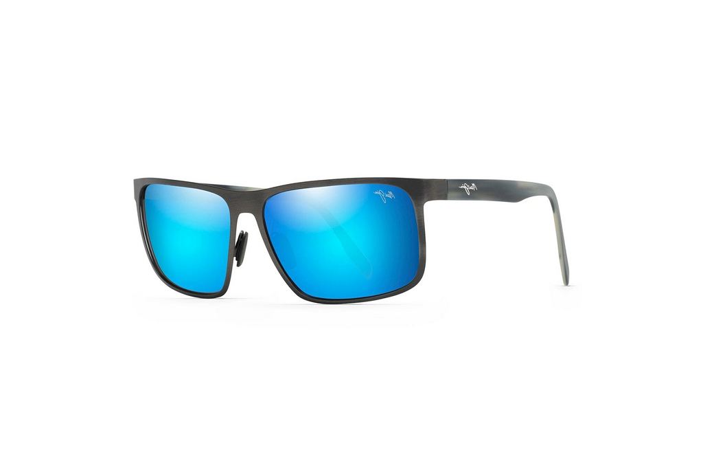 Maui Jim   Wana B846-02C Blue HawaiiBrushed Dark Gunmetal