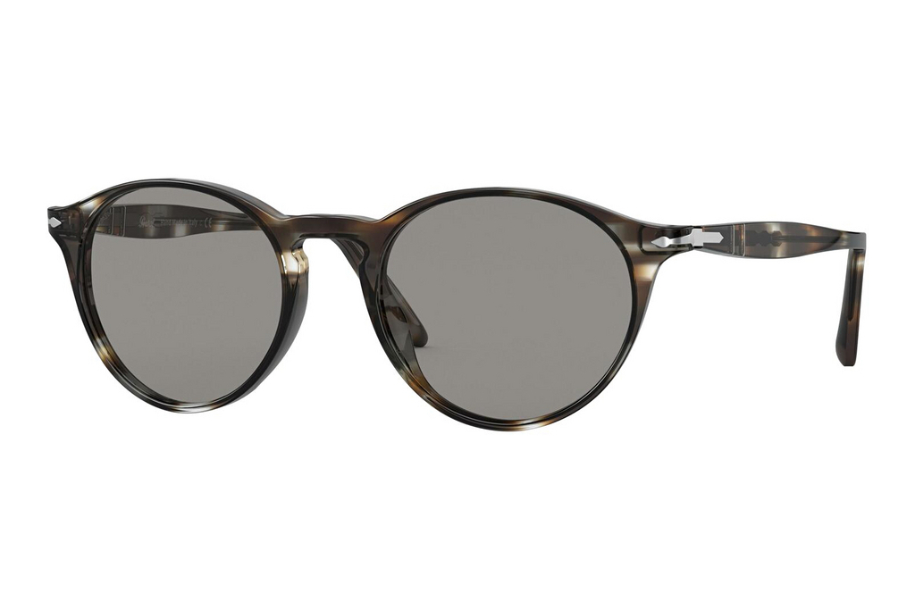 Persol   PO3092SM 1124R5 GREYSTRIPED BROWN & SMOKE