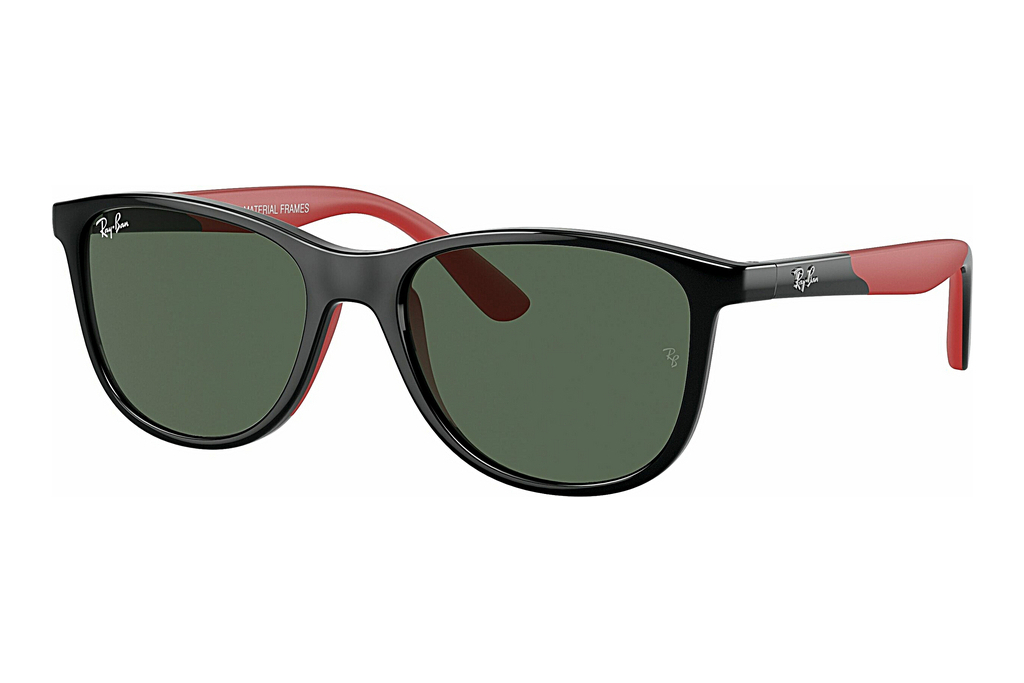 Ray-Ban Kids   RJ9077S 713171 Dark GreenBlack On Red