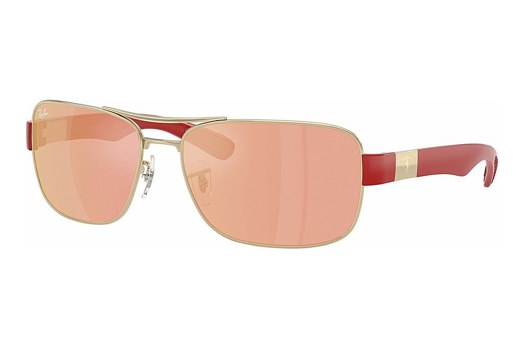 Ray-Ban   RB3763M F1216Q Brown Mirror Red/YellowSilver