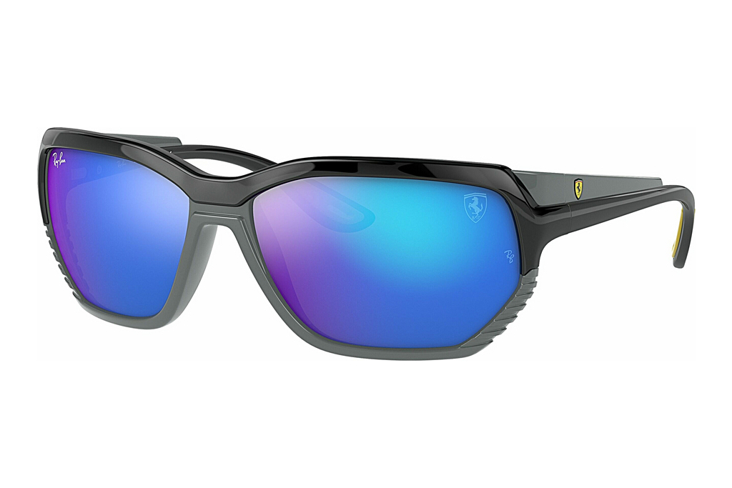 Ray-Ban   RB4366M F67555 Blue MirrorBlack On Grey