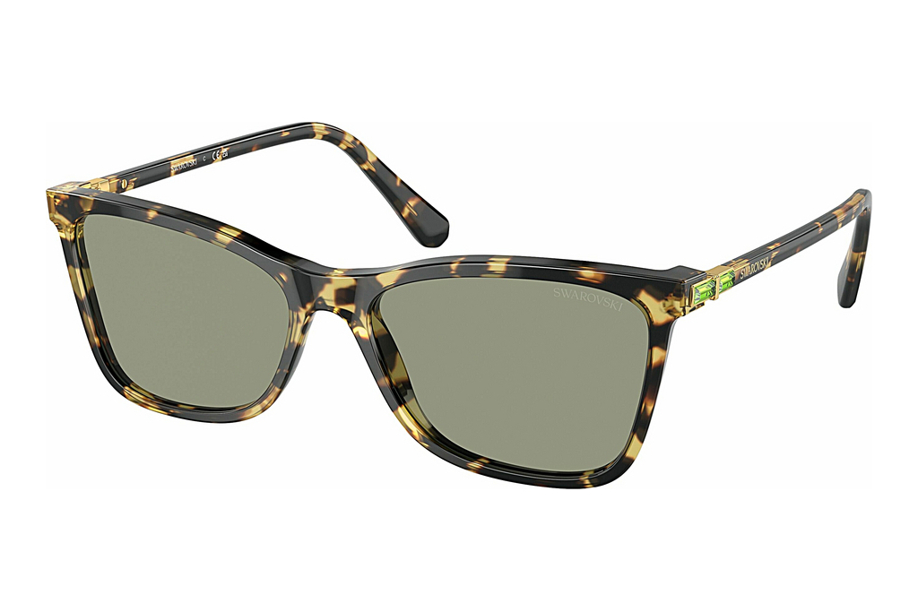 Swarovski   SK6004 1009/2 Dark GreenHavana