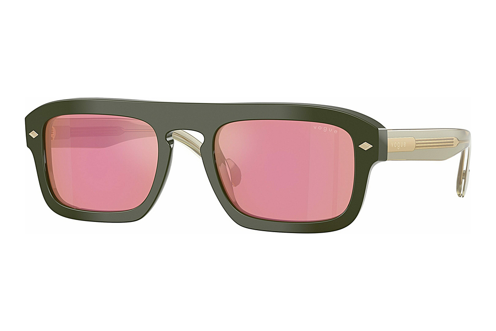 Vogue Eyewear   VO5620S 3217F6 Pink Dark Mirror RedFull Green