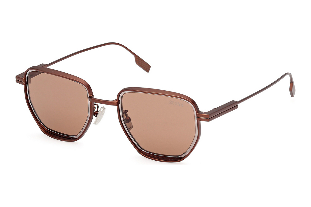 Zegna   EZ0256 38E braunMatt Dunkel Bronze