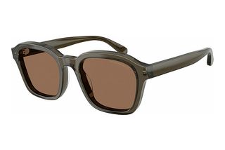 Emporio Armani EA4245U 624973 Dark BrownShiny Transparent Grey