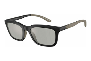 Emporio Armani EA4249U 50016G Light Grey Flash SilverMatte Black