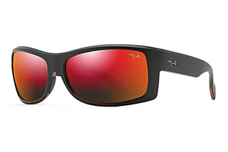 Maui Jim Equator RM848-04 Hawaii Lava ™Black w/Red Interior