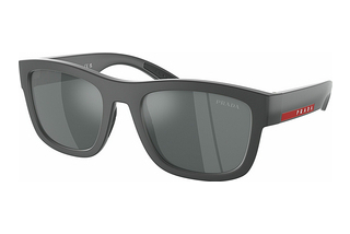 Prada Linea Rossa PS 01ZS UFK5L0 Light Grey Mirror BlackGrey Rubber