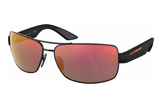 Prada Linea Rossa PS 50ZS 1BO10A Dark Grey OrangeMatte Black