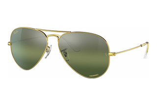 Ray-Ban RB3025 9196G4 Silver/GreenGold