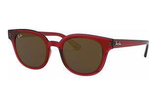 Ray-Ban RB4324 645193 LIGHT BROWN MIRROR GOLDTRANSPARENT RED
