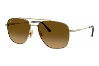 Ray-Ban RB8097 9265M2 Brown Gradient PolarizedArista Gold