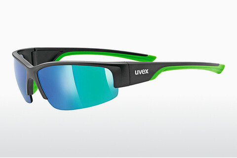 Sluneční brýle UVEX SPORTS sportstyle 215 black mat green