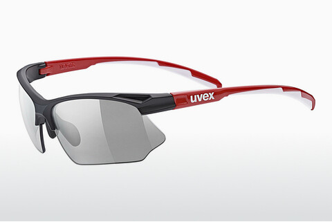 Sluneční brýle UVEX SPORTS sportstyle 802 V black red white