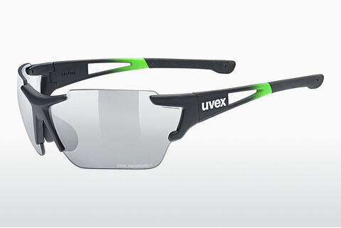 Sluneční brýle UVEX SPORTS sportstyle 803 race V black green mat