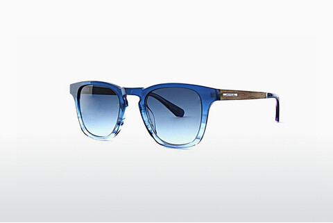 Sluneční brýle Wood Fellas Mindset (11717 walnut/blue)